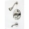 Kingston Brass KB36360NDL Tub and Shower Faucet, Polished Nickel KB36360NDL - alternate 2